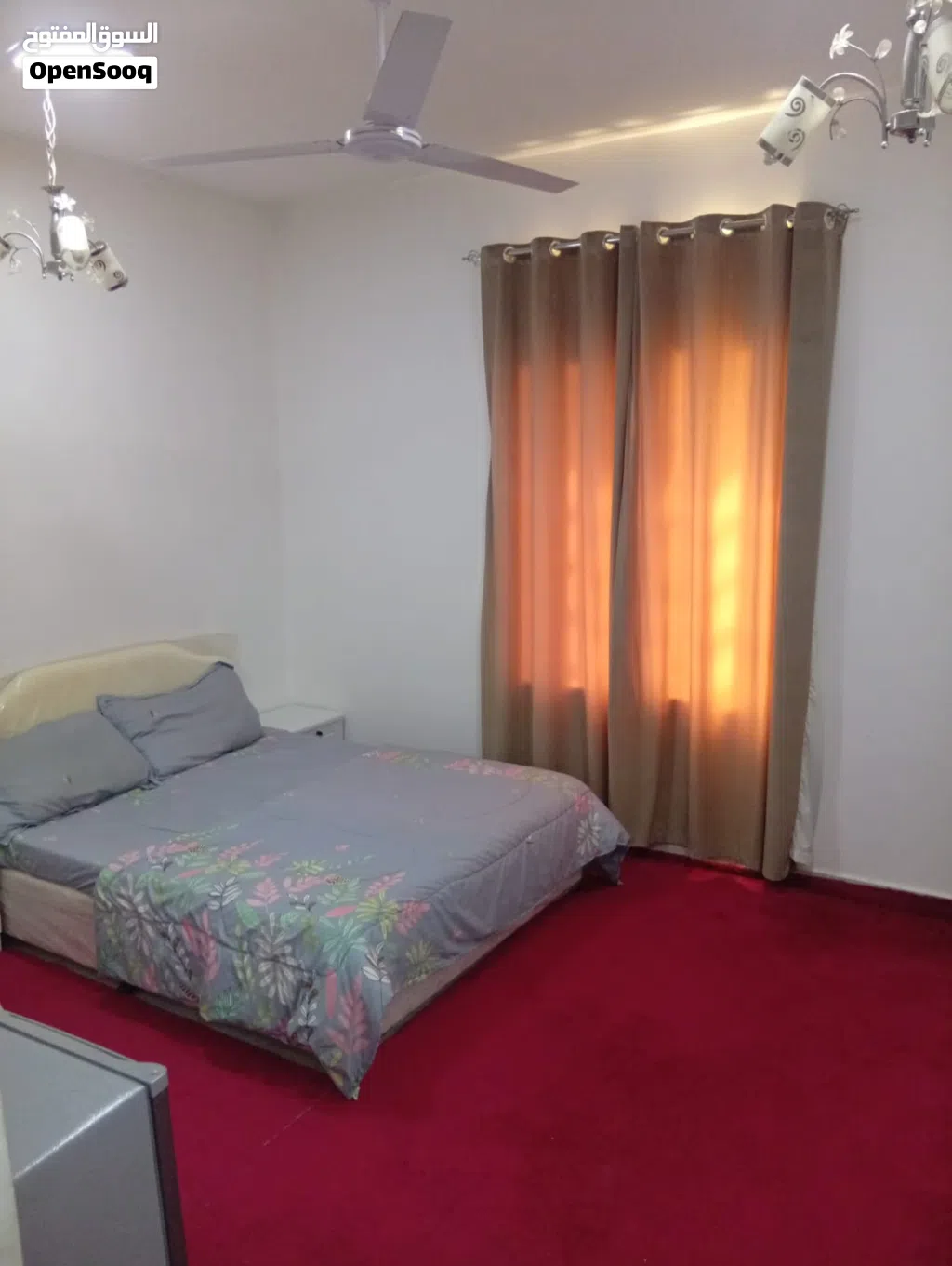 Furnished Room for rent Monthly عرفة  مفروشة للايجار شهري