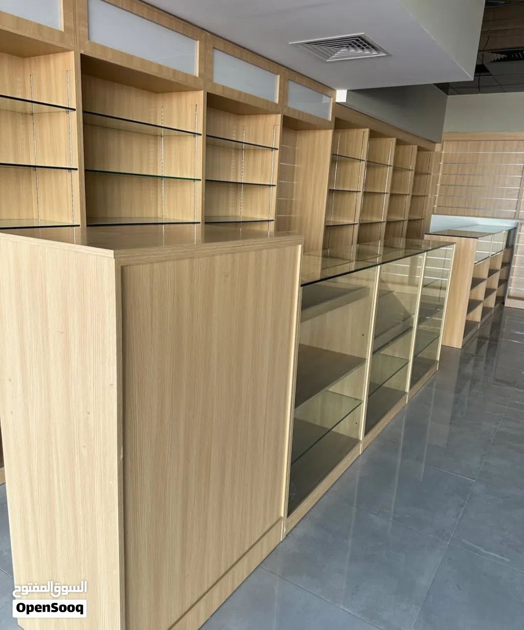 Shops wooden Rack and interior fit out