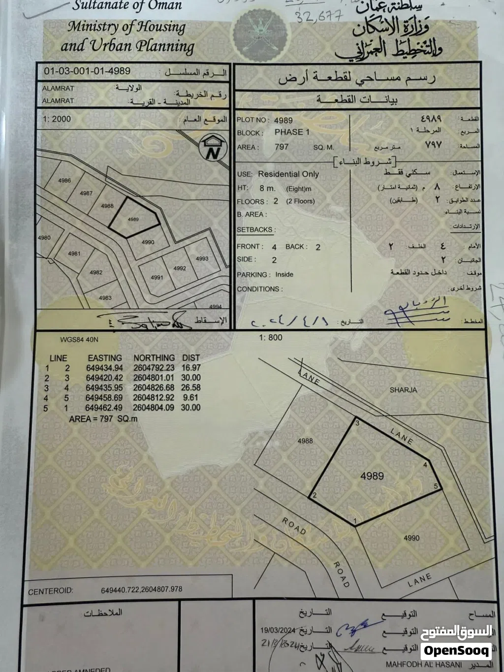 Residential Land for Sale in Muscat Amerat