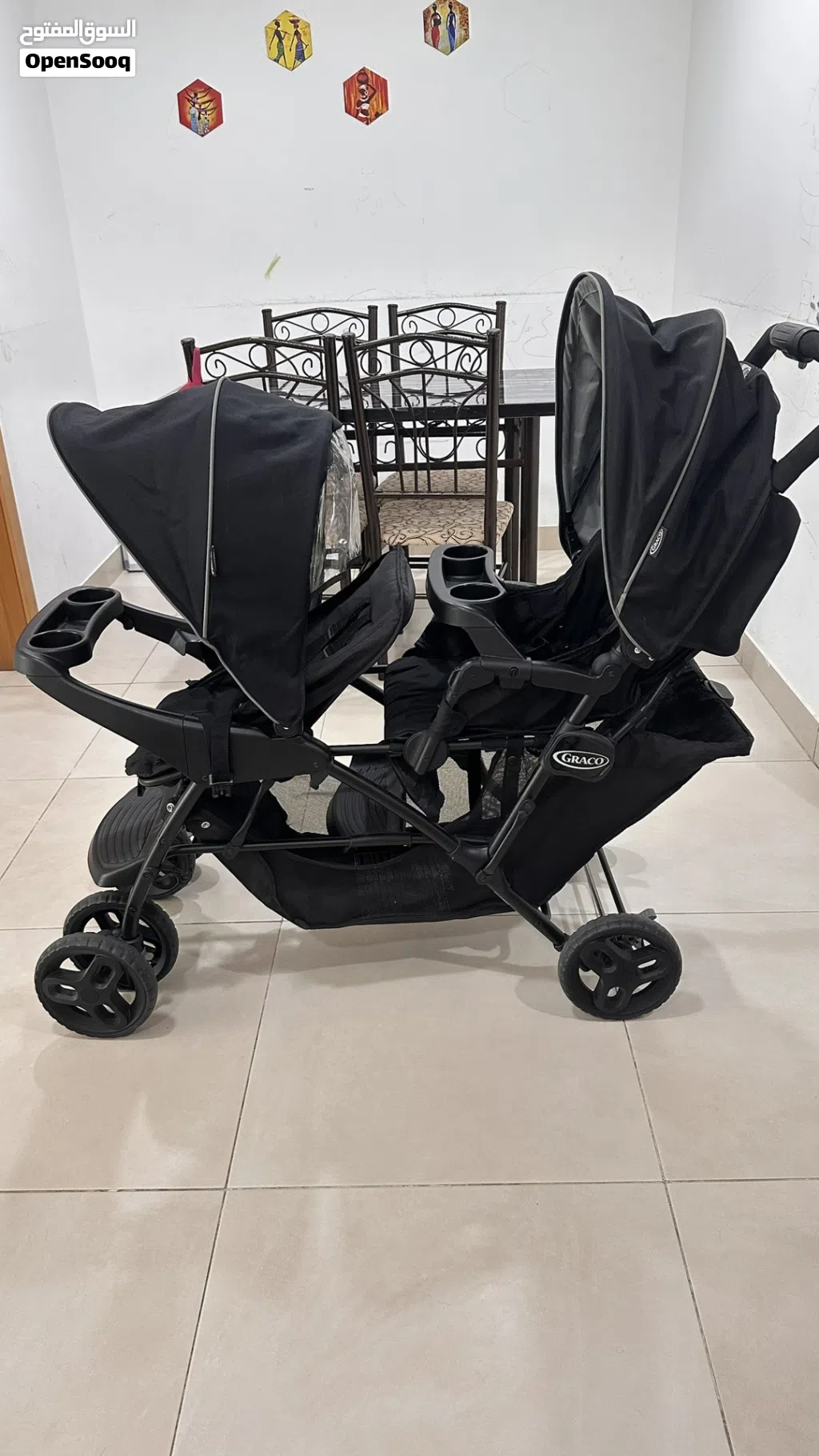 Twin baby stroller