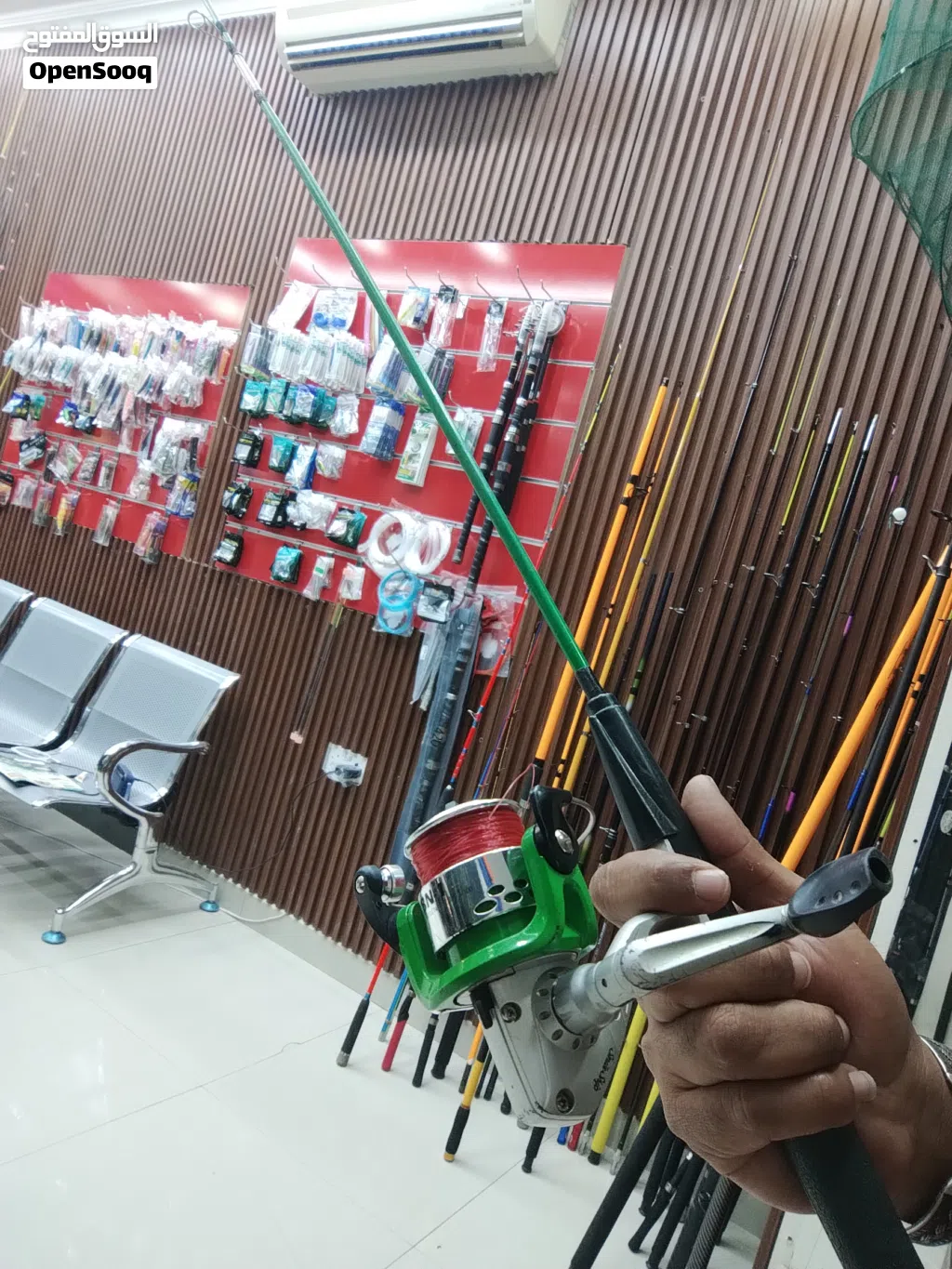 سنارة كاملة الصيد الاسماك Complete fishing rod