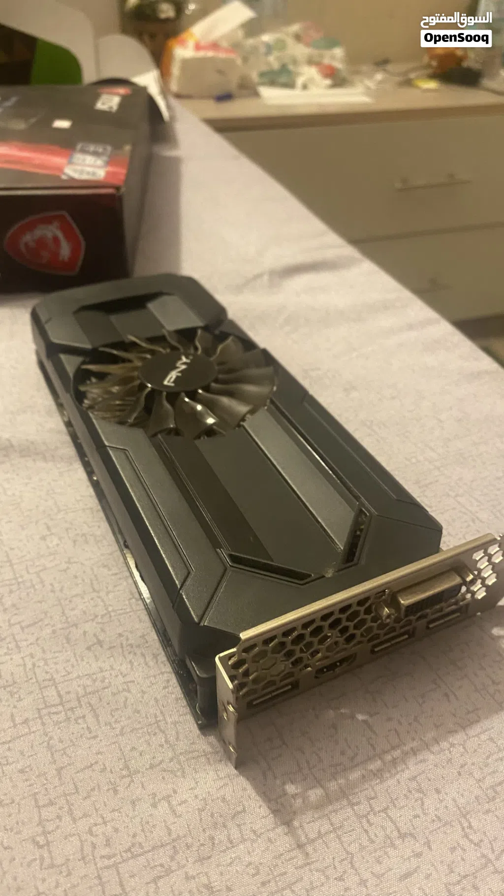 كرت شاشة GeForce GTX1060 3GB مستعمل و نظيف.