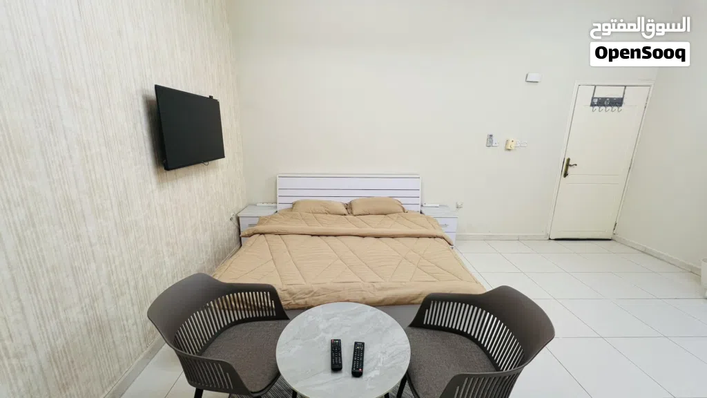 Fully furnished, Studio rooms and BHK for rent in al Azaiba near al Meera and Ghubra 18th Nov stre